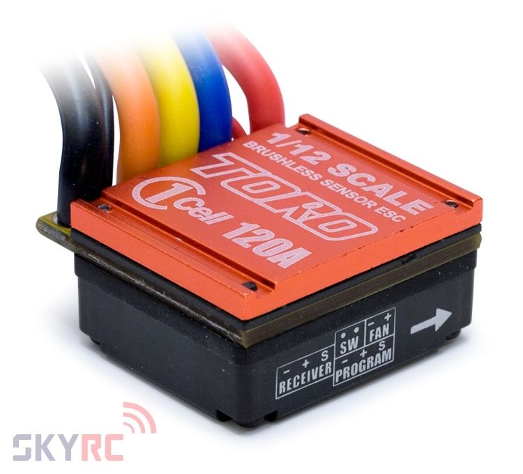 SkyRC Toro 1-Cell 1:12 ESC 120A Sen