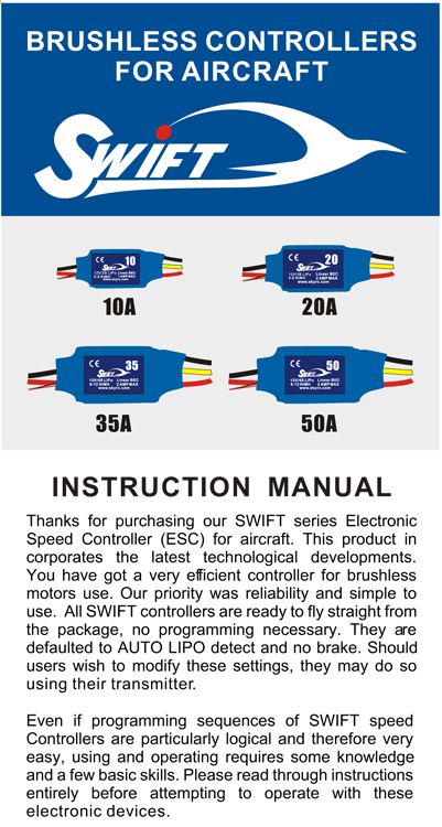 SkyRC Swift 20A ESC flyg BLS* - 3