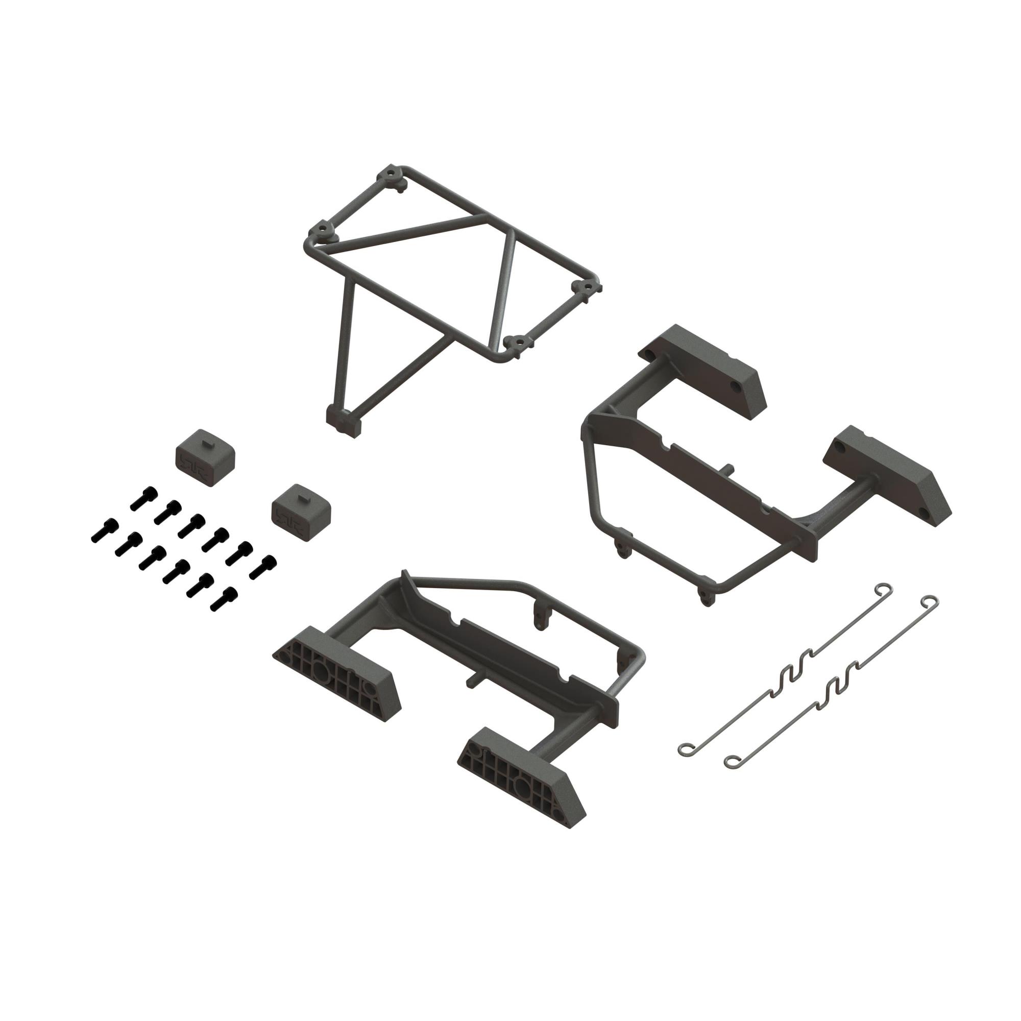 Arrma ARA320821 Desert Truck Body Roll Cage Set Black: GROM