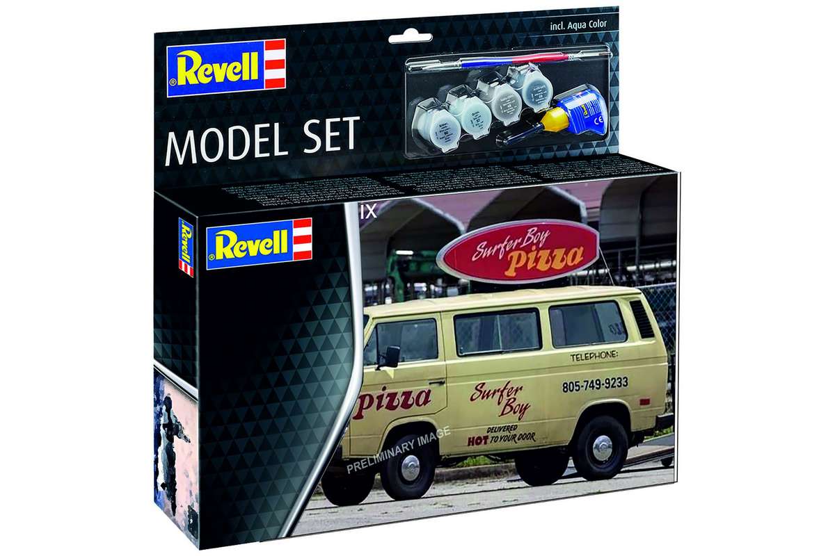 Revell 67725 Model Set VW T3, Surfer Boy, Stranger Things 1:25