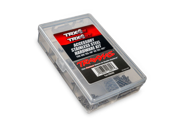 Traxxas 9848X Skruvsats Rostfritt Komplett TRX-4M/MT