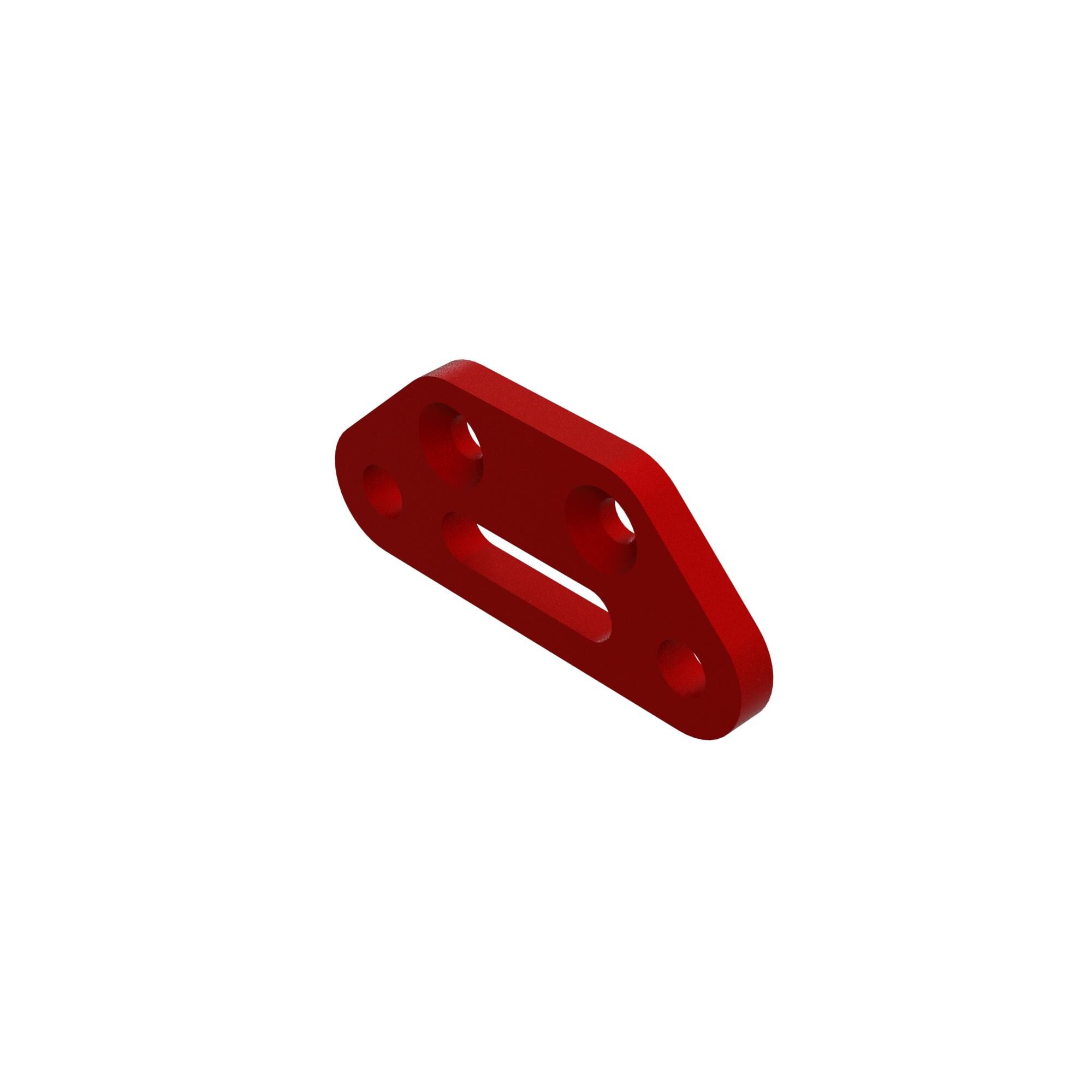 Arrma ARA330754 Aluminum Front Suspension Mount: Black