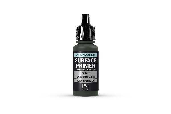 VALLEJO 70607 PRIMER ACRYL. POLYURET. 17ML. UK BRONZE GREEN