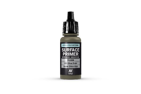 VALLEJO 70608 PRIMER ACRYL. POLYURET. 17ML. US OLIVE DRAB