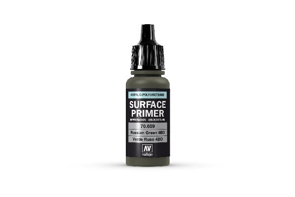 VALLEJO 70609 PRIMER ACRYL. POLYURET. 17ML. RUSSIAN GREEN