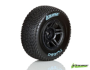 LOUISE RC WORLD LT3147BTF Däck & Fälg SC-TURBO 2WD Fram (2)