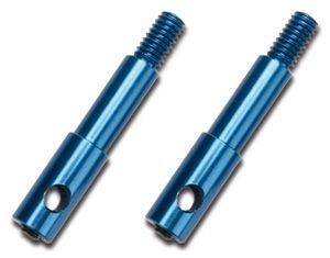 Traxxas 5537X Hjulaxlar Fram Aluminium Blå (2)  Jato