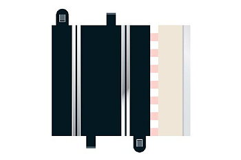 SCALEXTRIC C8207 Half straight 175mm (2 per bag)