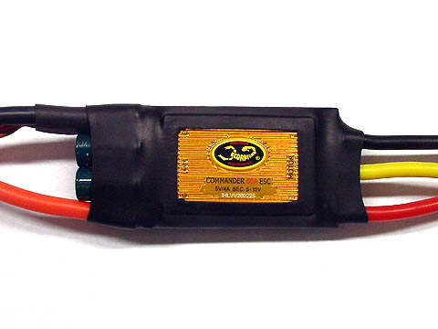 Scorpion Commander 4S 60A V2 ESC (Fartreglage)