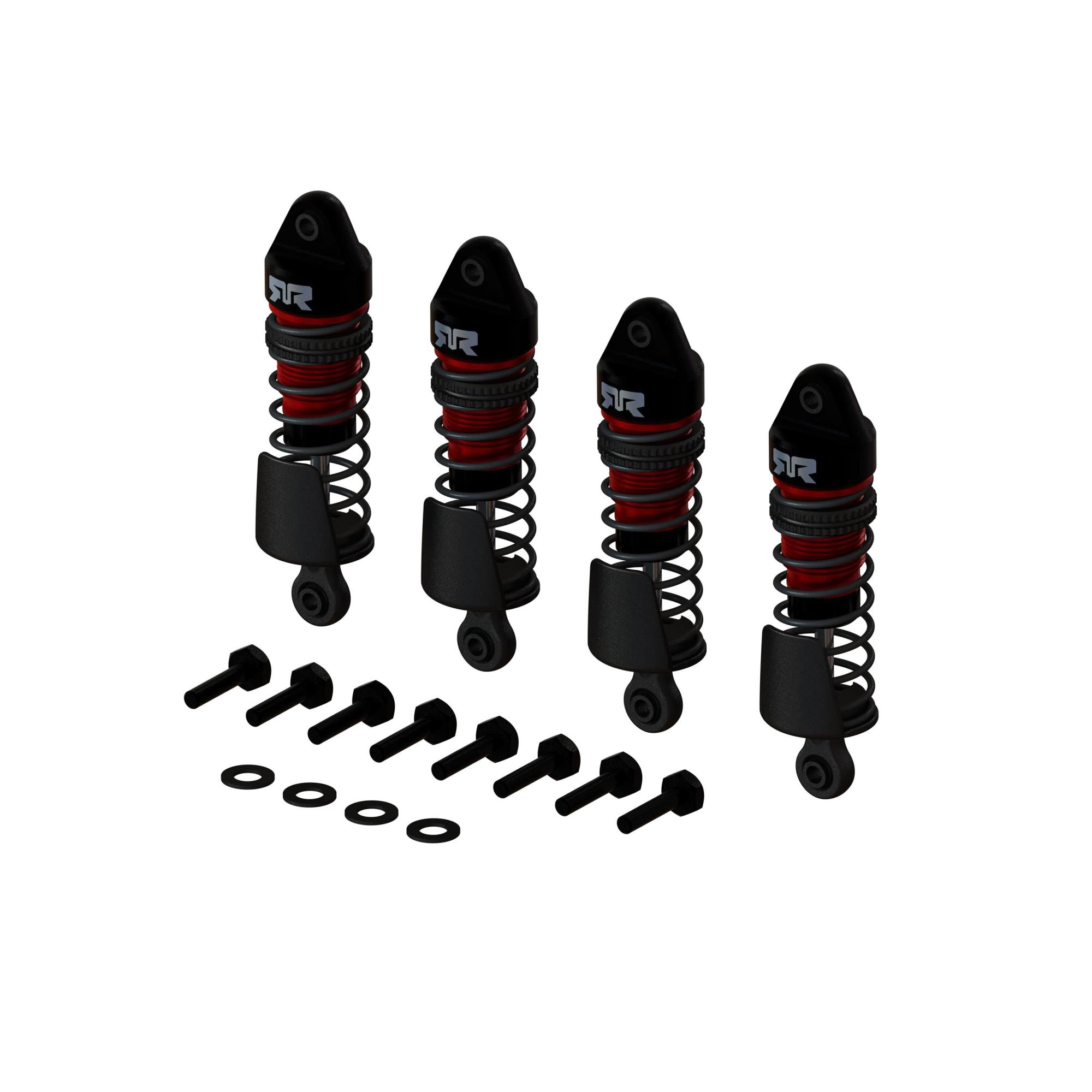Arrma ARA330824 Aluminum Shock Set 58mm Length 300cSt Oil (4): GROM