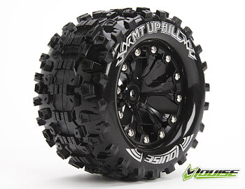 LOUISE RC WORLD LT3204B Däck & Fälg MT-UPHILL 2,8" Svart 0-Offset (2)