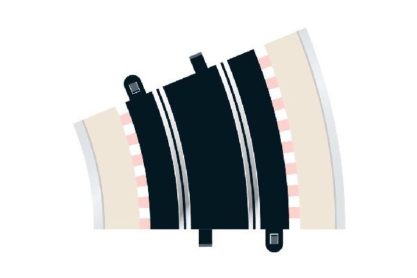 SCALEXTRIC C8204 Rad 3 Outer curve 22.5° (2 per bag) - 2