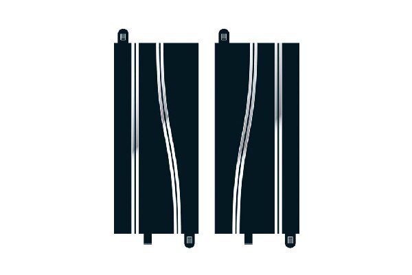 SCALEXTRIC C8246 Side Swipe Straights (2 per bag)