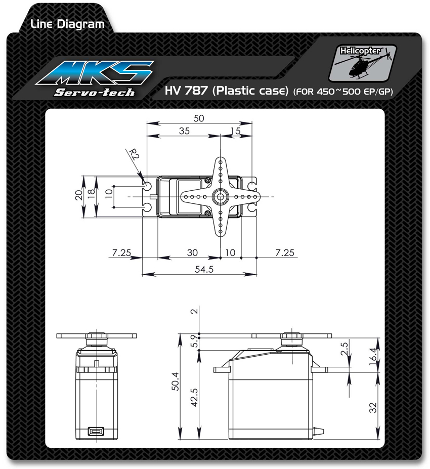 HV787  (Plastic upper case) - 2