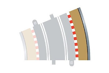 SCALEXTRIC C8224 Rad 3 outer borders & barriers (for C8204)