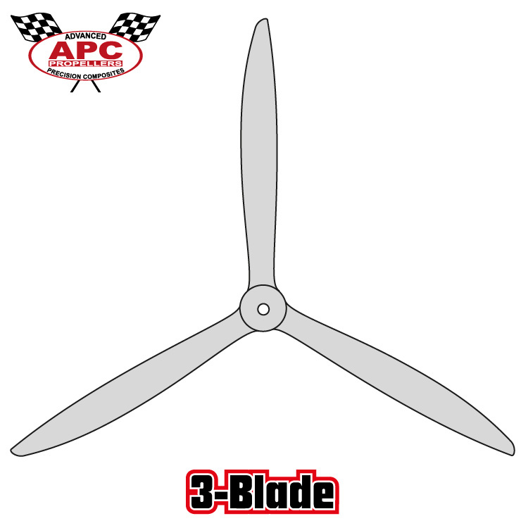 APC LP3157513 Propeller 15.75x13-3 3-Blad