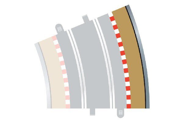 SCALEXTRIC C8238 Rad 4 outer borders & barriers (for C8235)