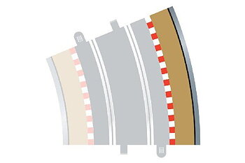 SCALEXTRIC C8238 Rad 4 outer borders & barriers (for C8235)
