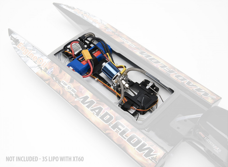 JOYSWAY 8653V3ARTR Mad Flow V3 F1 Katamaran Brushless utan laddare & batteri - 5