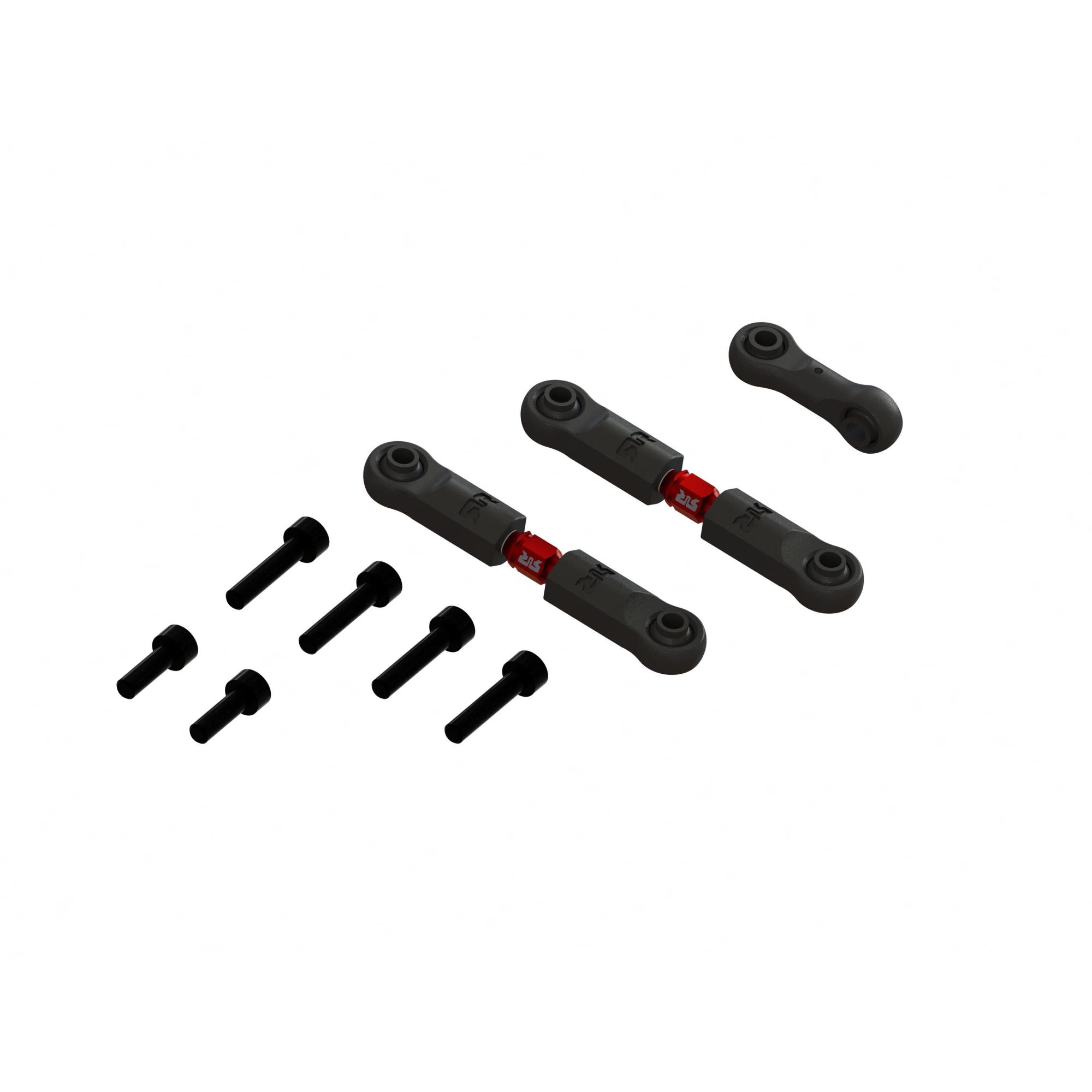 Arrma ARA340217 Aluminum Adjustable Steering Links Set B (2): MOJAVE GROM