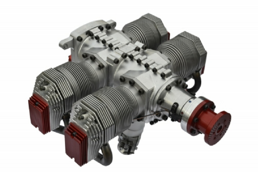 4-Cylinder 4-Stroke Flattwin Engine BX240-4 - With Brushless Starter - With Fuel - 4