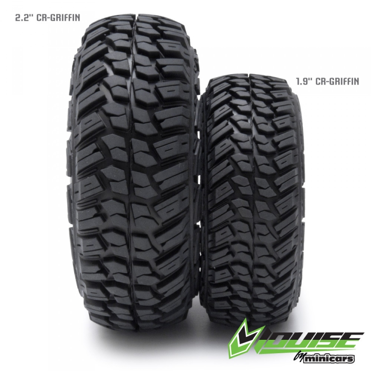Tire & Wheel CR-GRIFFIN 1.9" Black (2) - 2