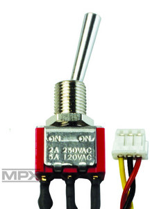 Multiplex Brytare on/off/on long (Micro)