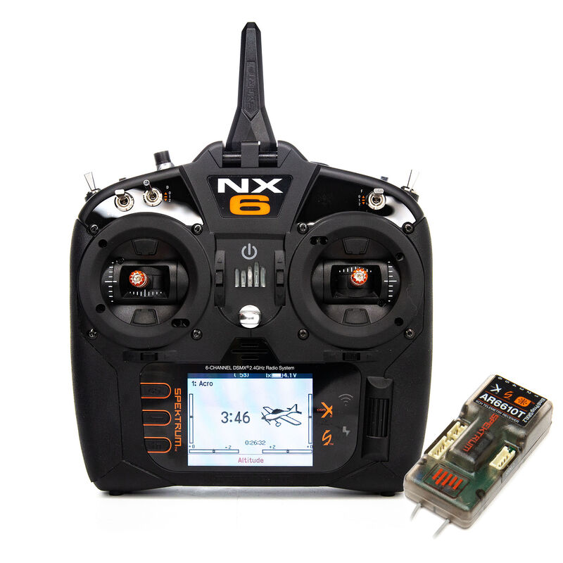 Spektrum NX6 6 Sändare, AR6610T Mottagare