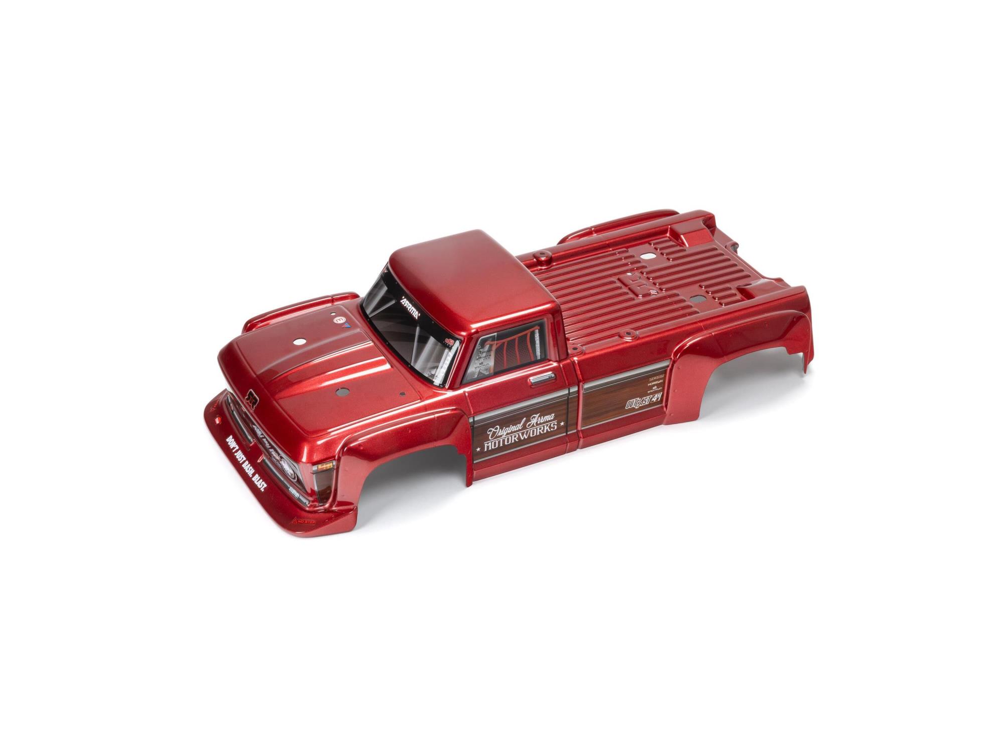 Arrma ARA402361 Painted Decaled Trimmed Body Red: Outcast 4x4 BLX