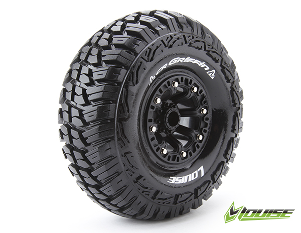 LOUISE Tire & Wheel CR-GRIFFIN 2.2″ Black (2)