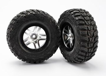 Däck & Fälg Kumho S1/S-Spoke Matt Krom-Svart 2WD Fram (2)*