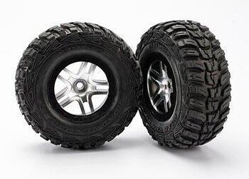 Däck & Fälg Kumho S1/S-Spoke Matt Krom-Svart 2WD Fram (2)*