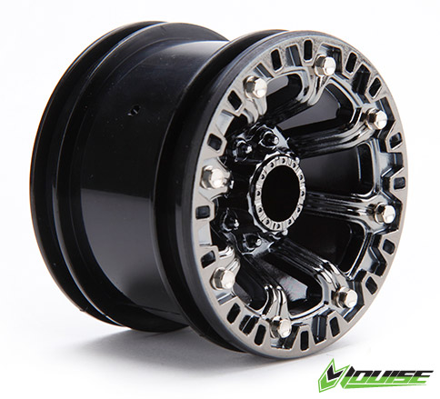LOUISE RC WORLD LT3239BC Fälg 2.2" Svart krom (2)