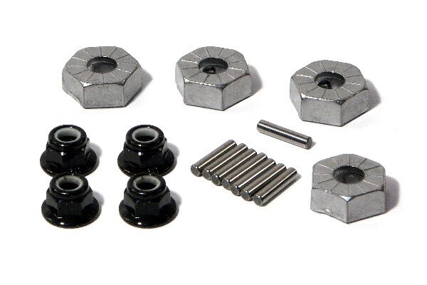 HPI HP86066 Hex Wheel Hub 14Mm (Silver/4 Pcs)