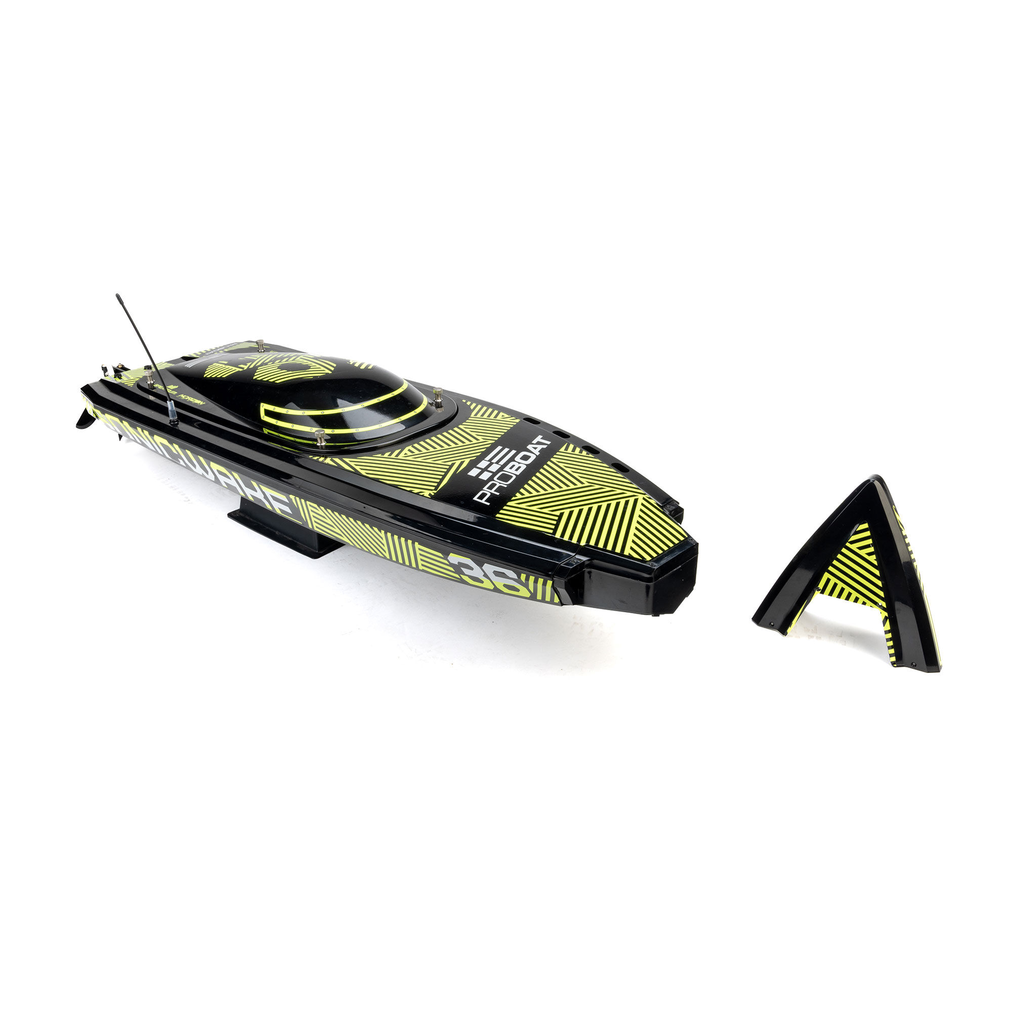Pro Boat Sonicwake 36" V3 Self-Righting V-Hull Boat RTR, Black - 18