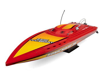 Pro Boat Sonicwake 36" V3 Self-Righting V-Hull Boat RTR, Red
