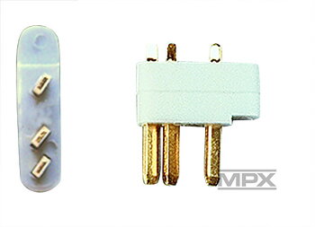 Multiplex 3-pin servo plugs, 5 st (MPX)