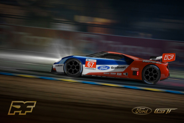 PROTOFORM Ford GT 190mm Race Kaross TC - 2