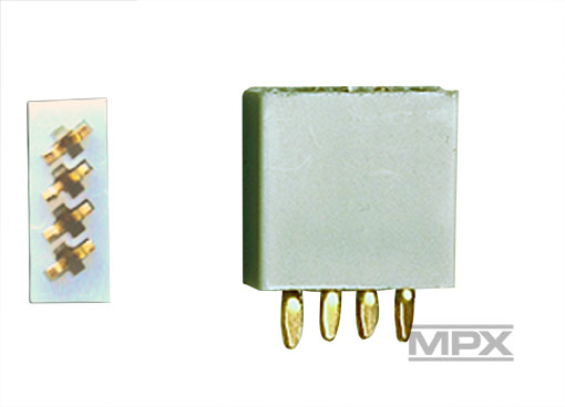 Multiplex 4-pin socket, 5 st (MPX)