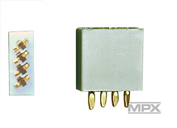 Multiplex 4-pin socket, 5 st (MPX)