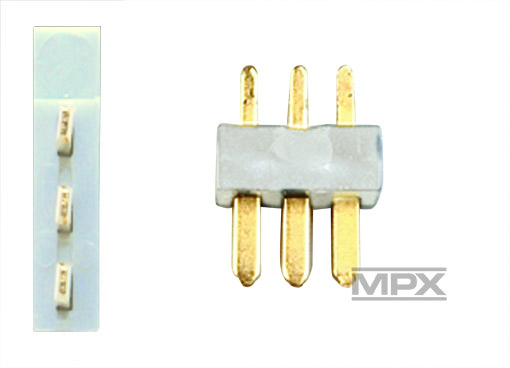 Multiplex Flat plug 3pin/5 st (MP)