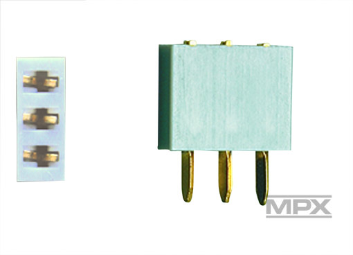 Multiplex 3-pin socket 5 st (MP)