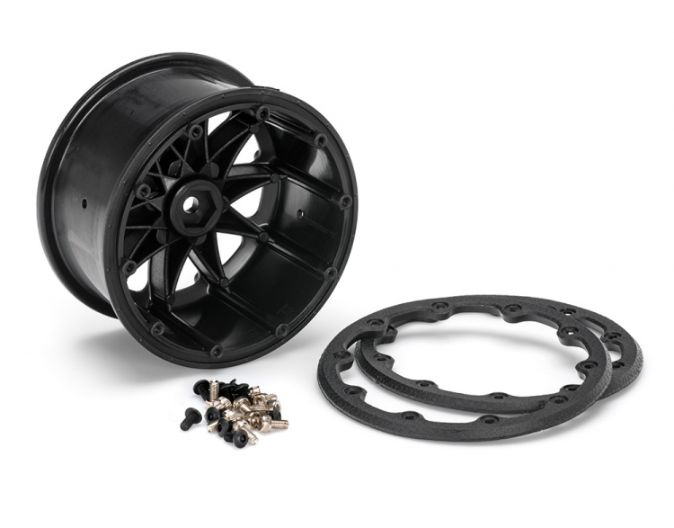 Tires & Wheels MT-ROCKET 1/10 Black Beadlock (0) Soft MFT - 4