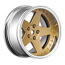 LOUISE RC WORLD LNHA567 Fälg Drift 5-Eker Brons (2,4,6,8mm Offset) 12mm Hex (4)