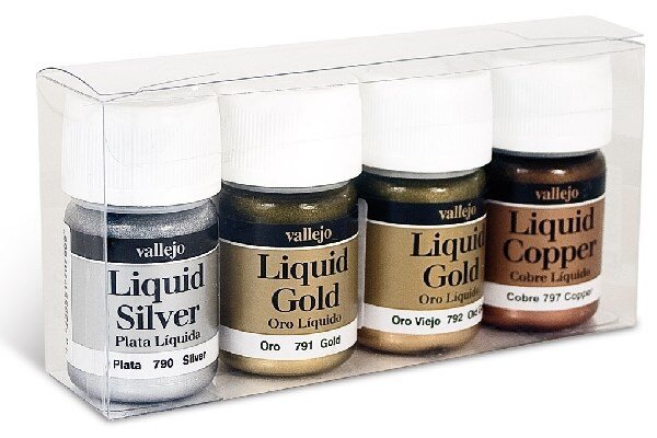 VALLEJO 70199 Liquid gold set 4x35ml