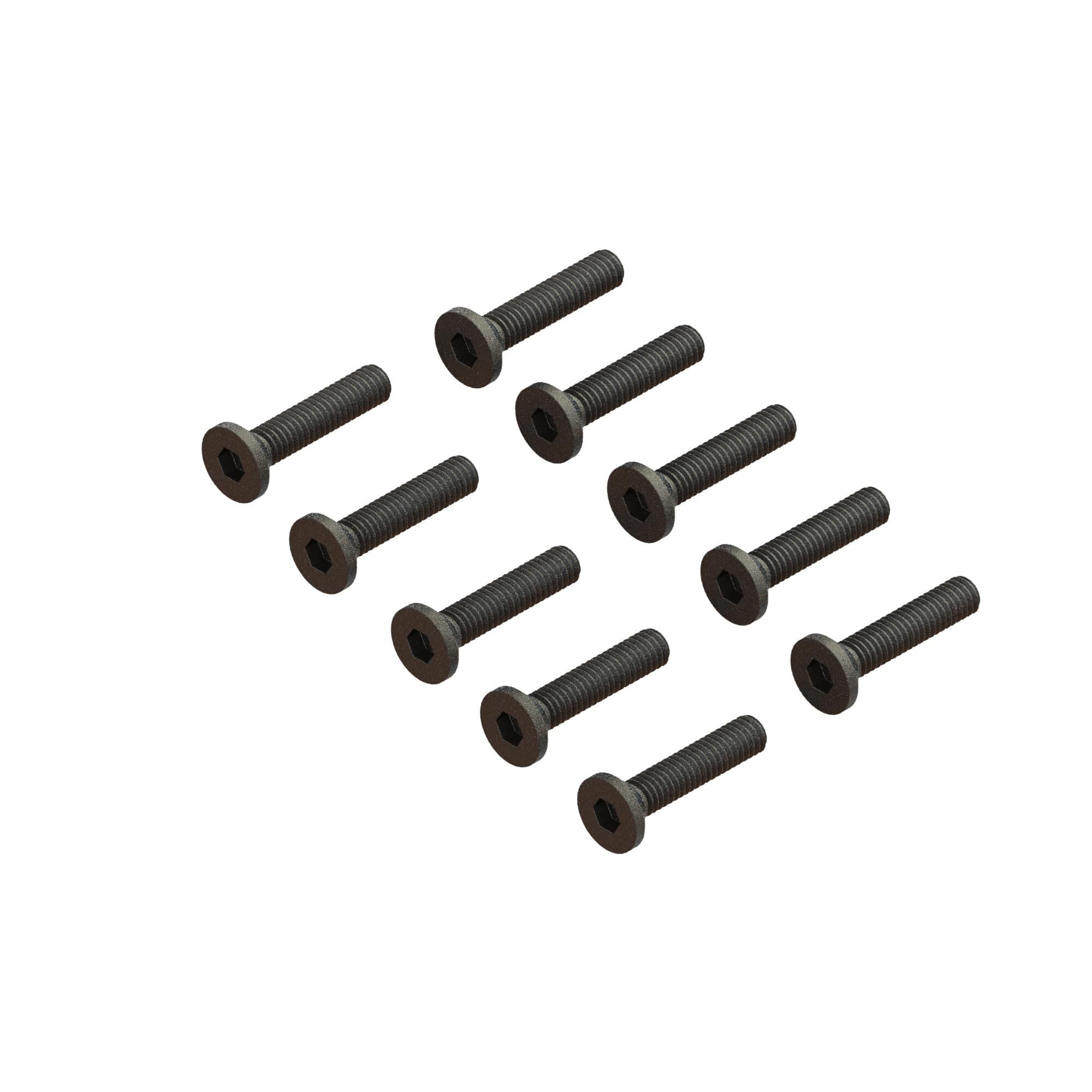 Arrma ARA702017 Flat Head Screw M2.5x12mm (10)