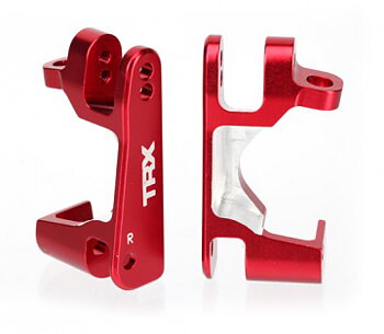 Caster Blocks Alu Red L+R (2)