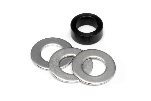 HPI HP86171 Metal Spacer Set 5X7.5X3Mm