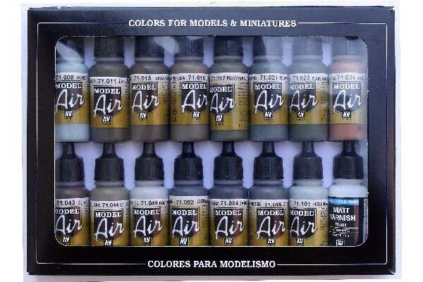 VALLEJO 71193 COMPLET RLM SET (16 UDS)