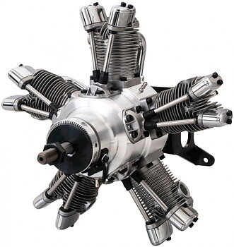 Saito  FG-73R5 73cc 4-takts Stjärnmotor Bensin